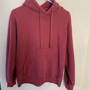 BRANDY MELVILLE BURNT ORANGE HOODIE SWEATSHIRT